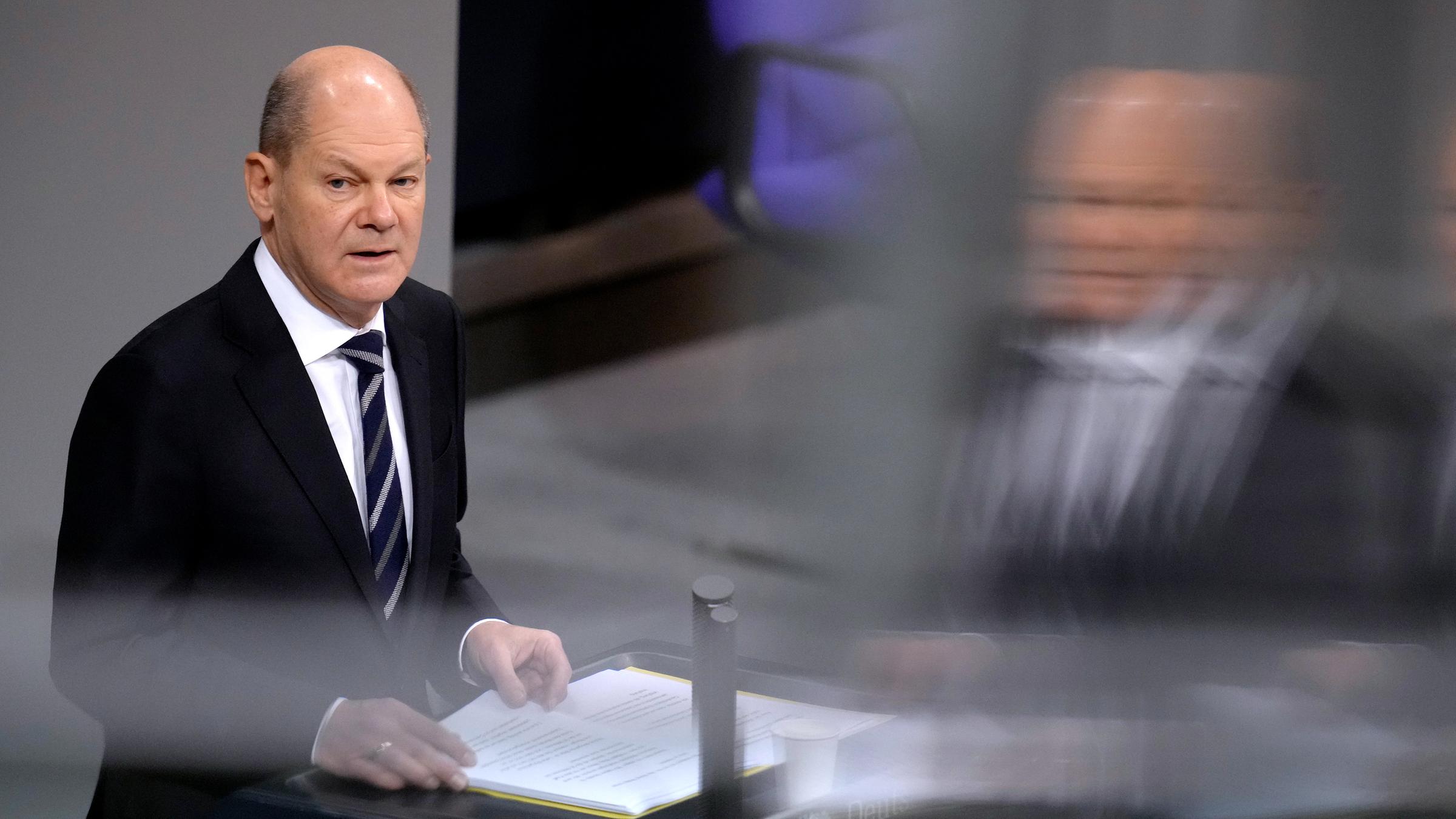 Regierungserklarung Scholz Will Klotzen Nicht Kleckern Zdfheute