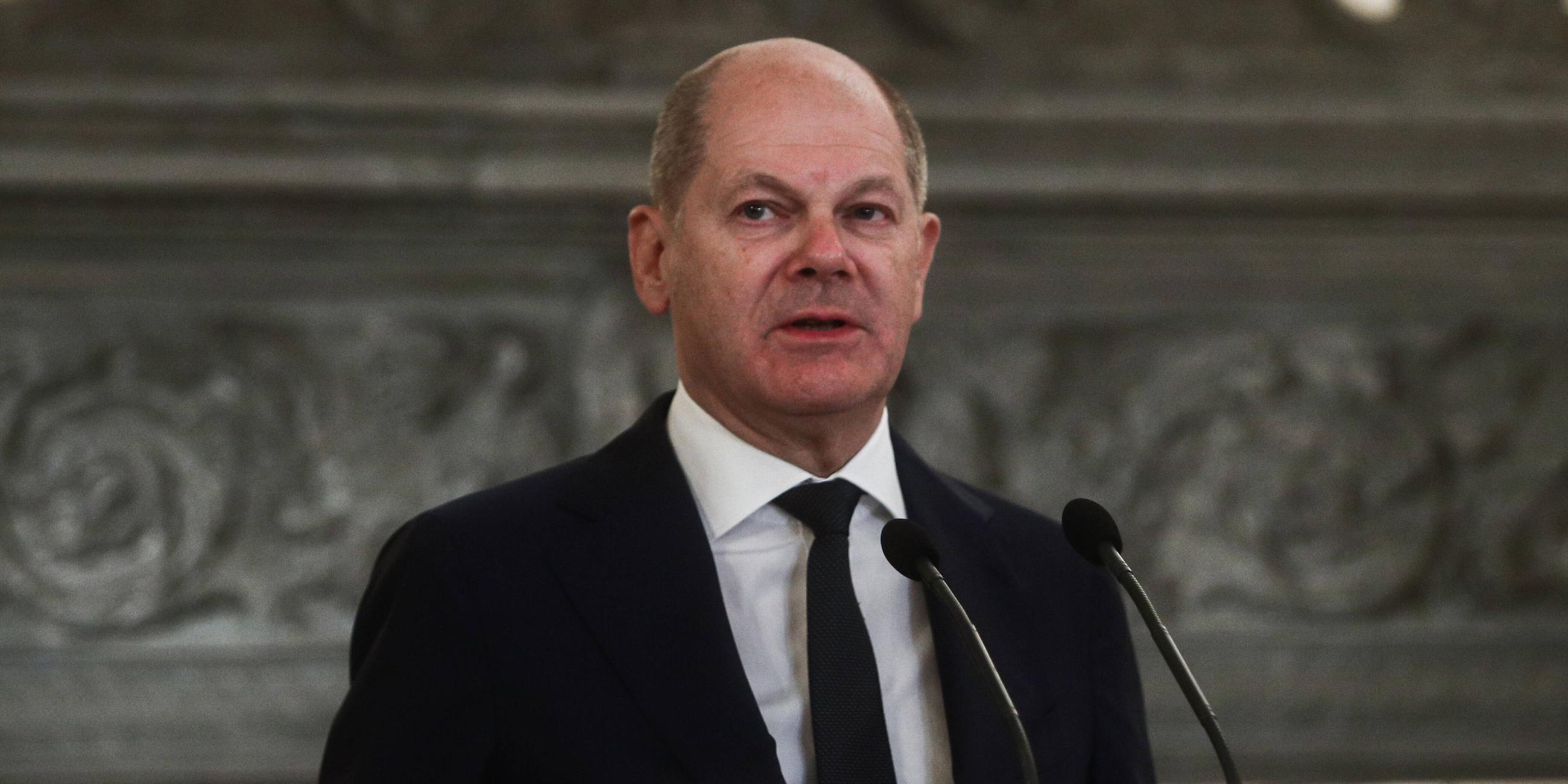 Olaf Scholz am 27.10.2022 in Athen