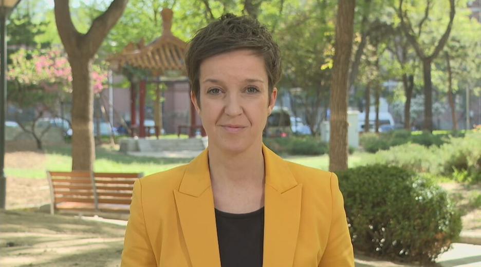 ZDF-Korrespondentin Miriam Steimer bei heute Xpress live aus Peking.