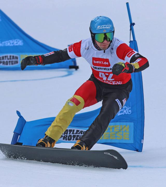 Ole-Mikkel Prantl (Deutschland) in Aktion. 