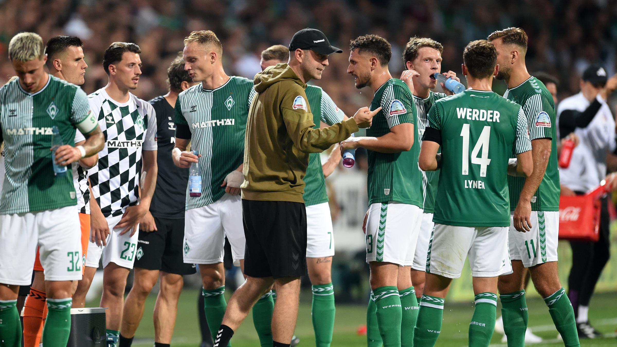 Fußball Angespannte Stimmung beim SV Werder Bremen