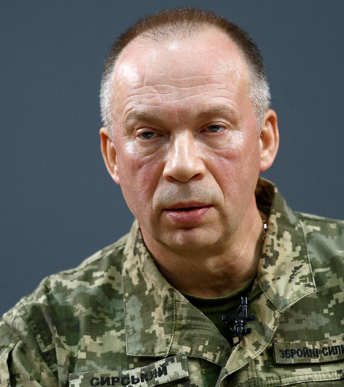 Oleksandr Syrskyi, aufgenommen am 12.01.2024 in Charkiw (Ukraine)