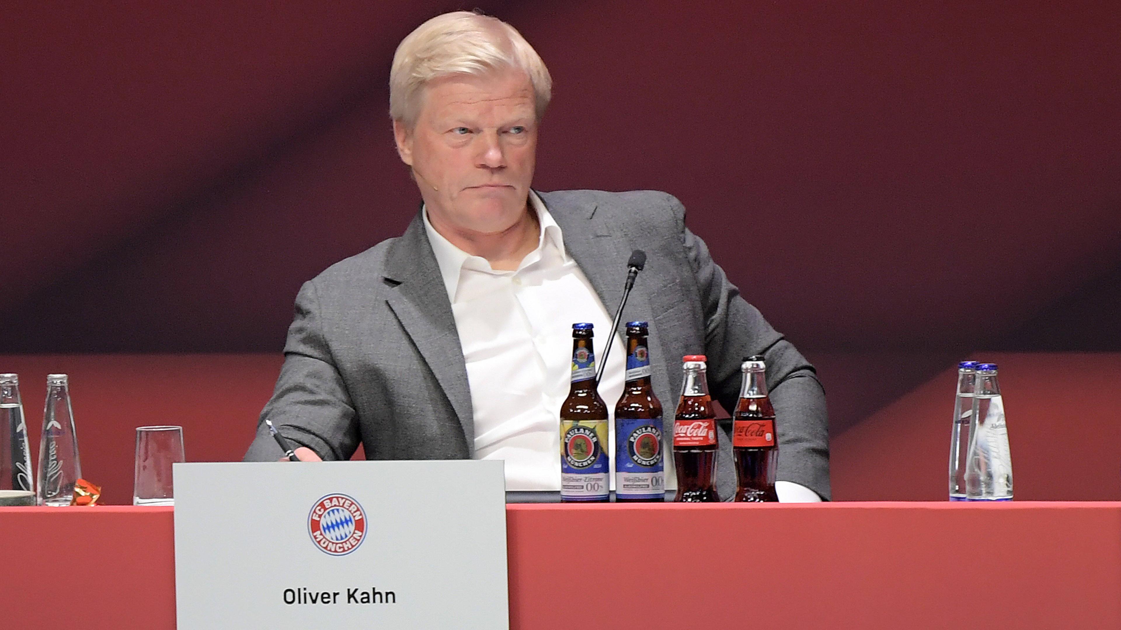 15.10.2022,  1. Bundesliga, FC Bayern München, Vorstandsvorsitzender Oliver Kahn bei der Jahreshauptversammlung 2022 des FC Bayern München