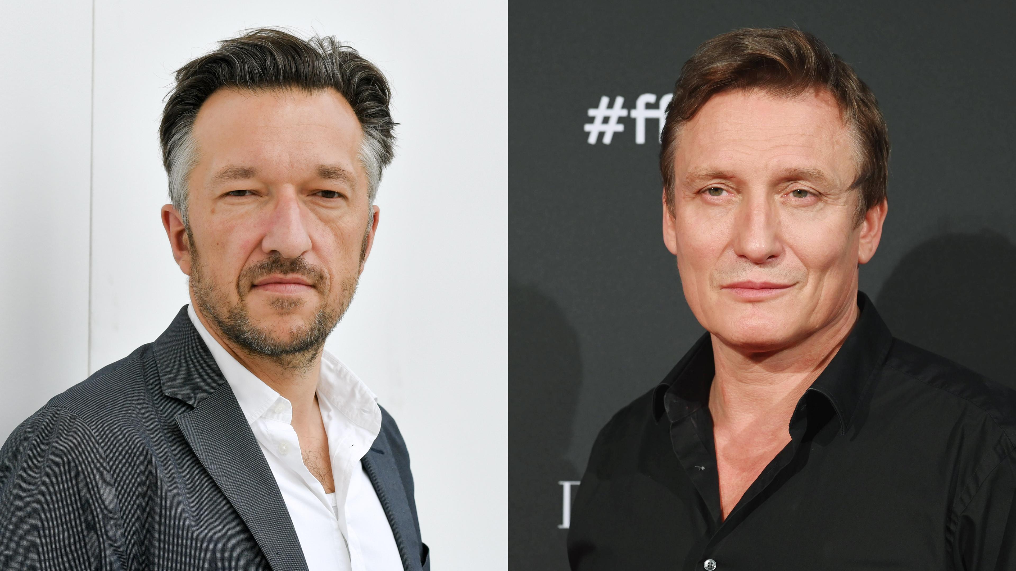 Zwei nebeneinander montierte Porträtfotos von zwei Männern: Links ein Mann mit kurzen Haaren und graumeliertem Bart, rechts ein Mann mit kurzem blondem Haarschopf und kantigem Kinn.