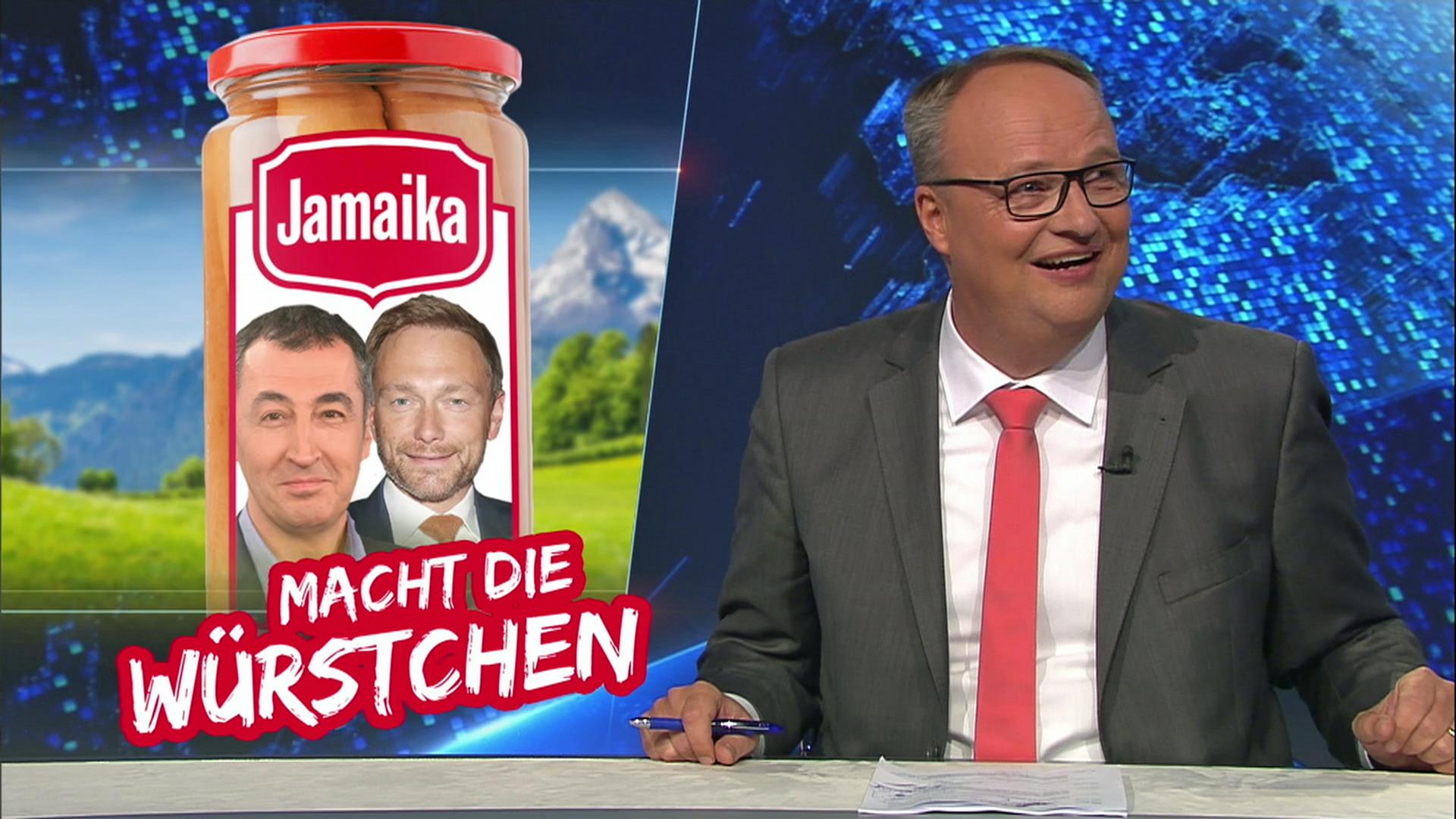 Jamaika muss her, damit sich mal IRGENDWAS ändert, meint Oliver Welke
