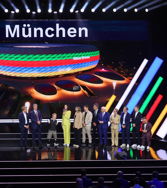 Auslosung der Vergabe der deutschen Olympiabewerber für die Olympischen und Paralympischen Spiele 2036.