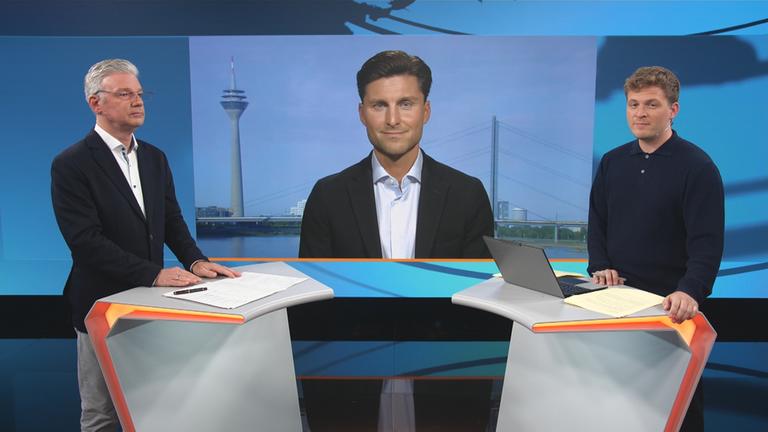 Livestream Studio zur Olympia-Bewerber-Entscheidung