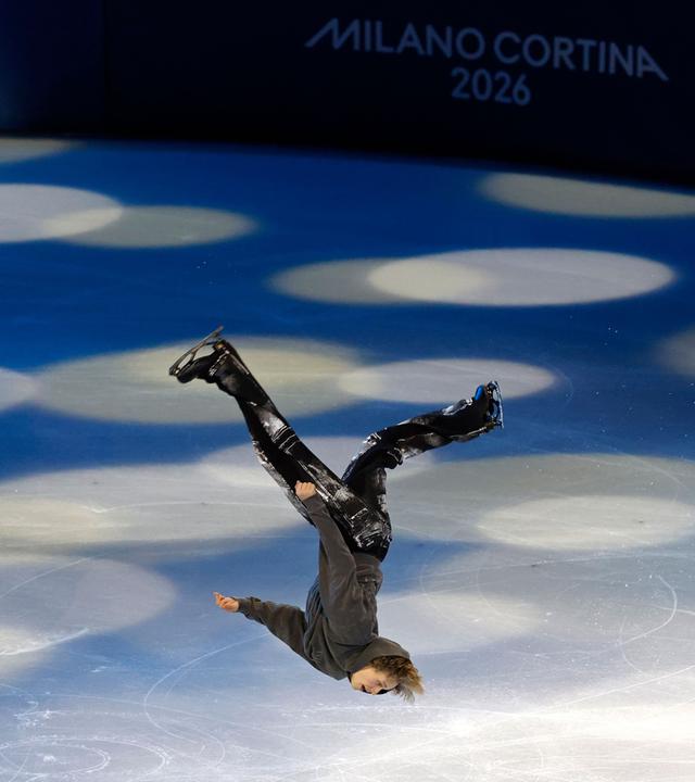 Ilia Malinin (USA) in Aktion. 