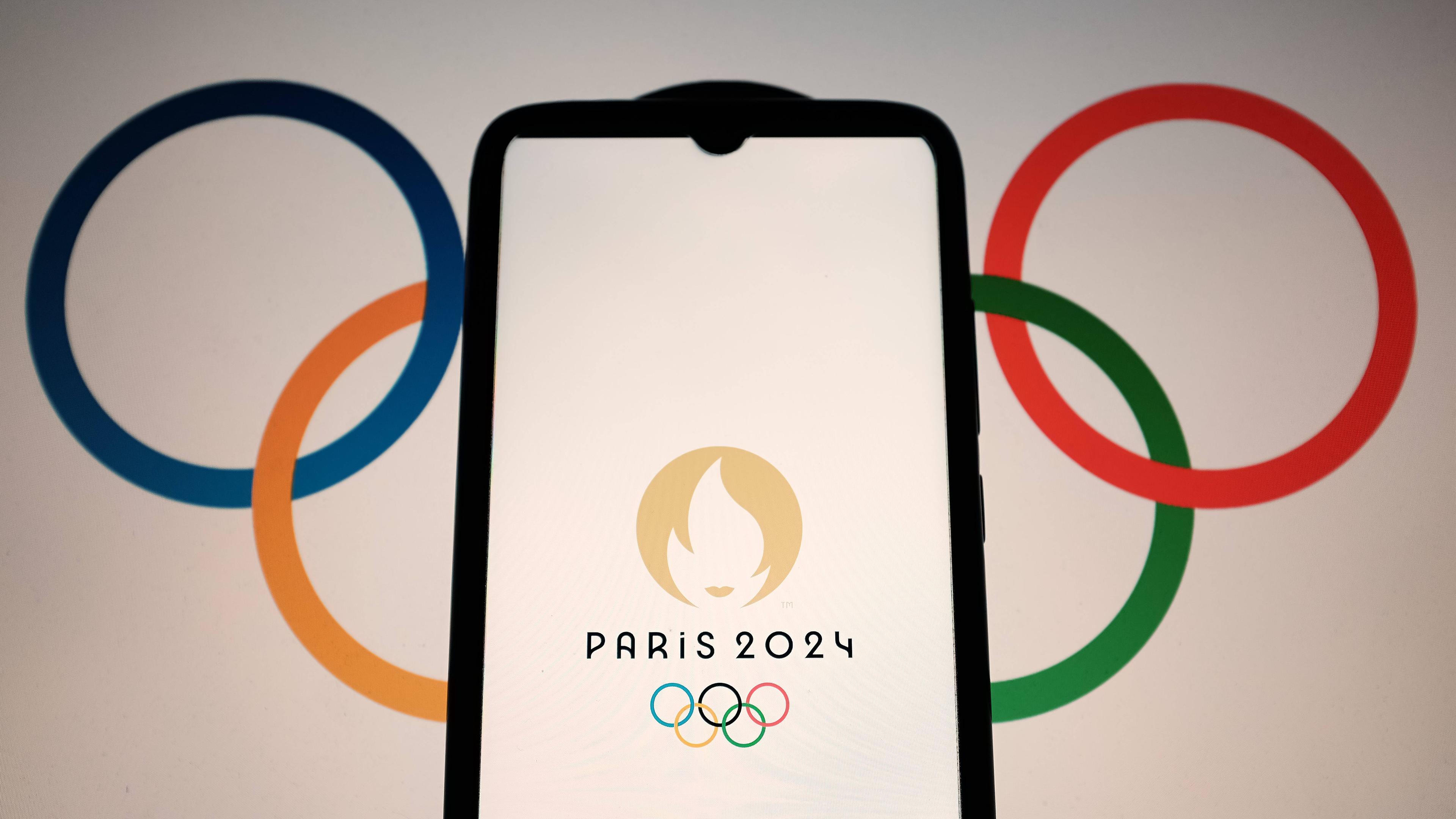 Das Logo der Olympischen Spiele in Paris 2024.