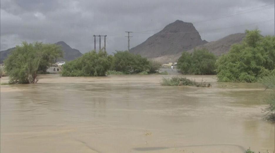 Im Oman ist es nach heftigen Regenfällen zu Überschwemmungen gekommen. 