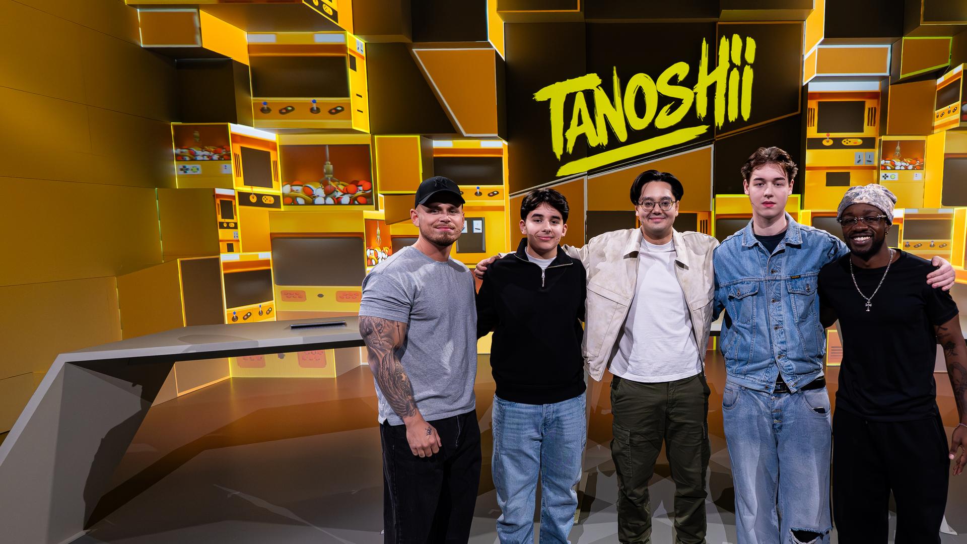 One Piece Theoretiker & Ibrahim,  Eric & Blessed im Tanoshii-Studio.