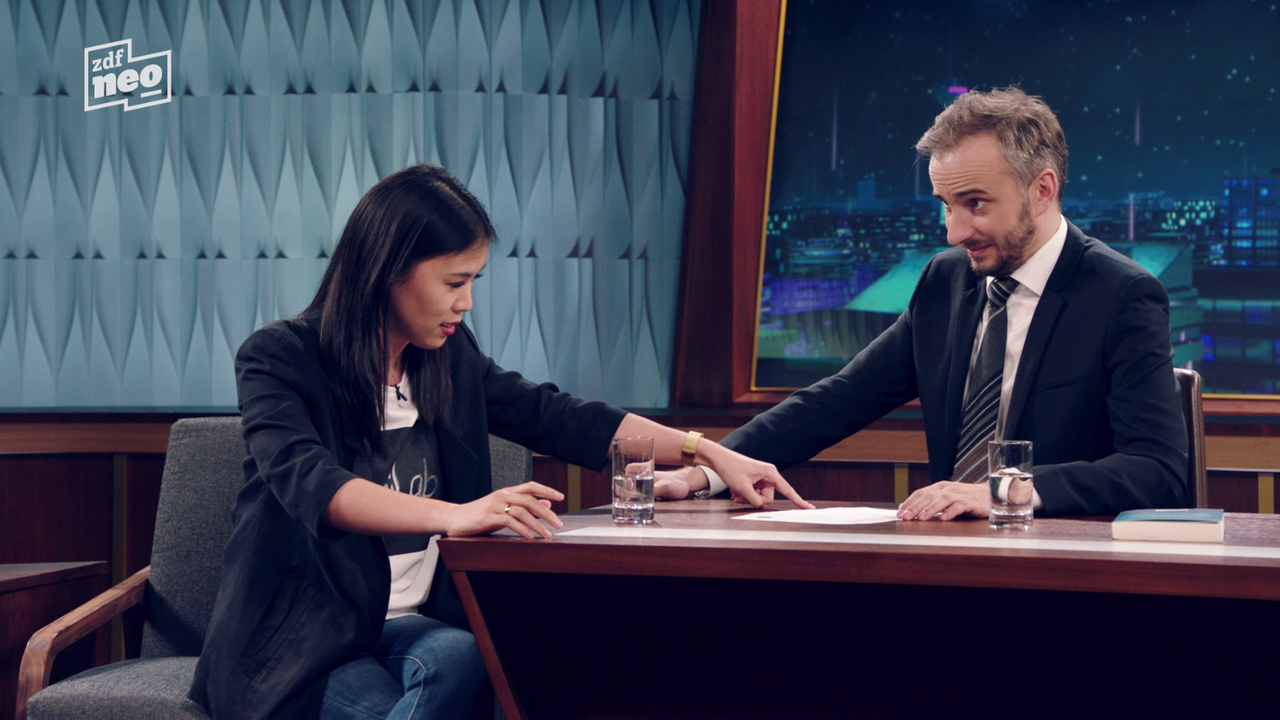 Mai Thi Nguyen-Kim zu Gast im NEO MAGAZIN ROYALE 139 mit Jan Böhmermann