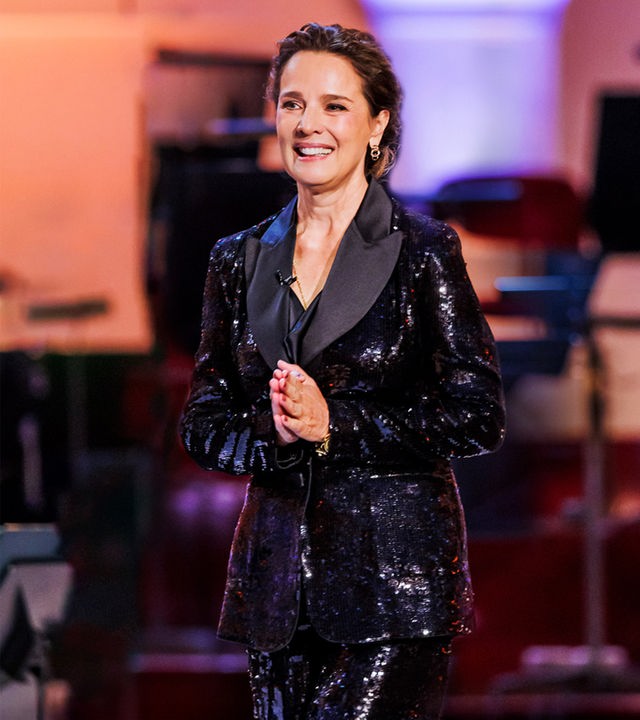 Désirée Nosbusch - Moderatorin des Opus Klassik 2025 im schwarzen Hosenanzug
