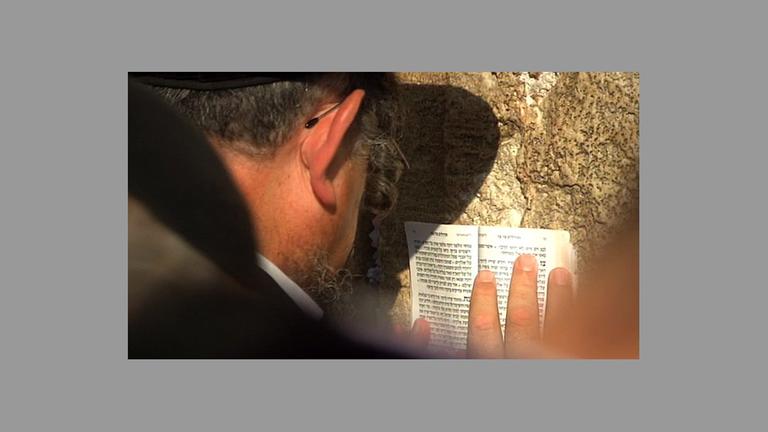Orthodoxer Jude an der Klagemauer