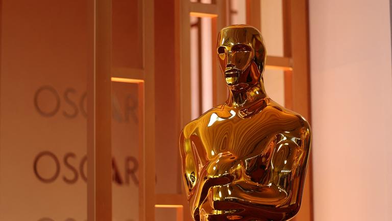 Eine Oscar-Statue ist im Vorfeld der 98. Academy Awards vor dem Dolby Theatre in Hollywood, Kalifornien, zu sehen.