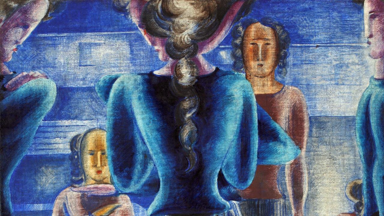 Oskar Schlemmer Blaue Frauengruppe Zdfmediathek