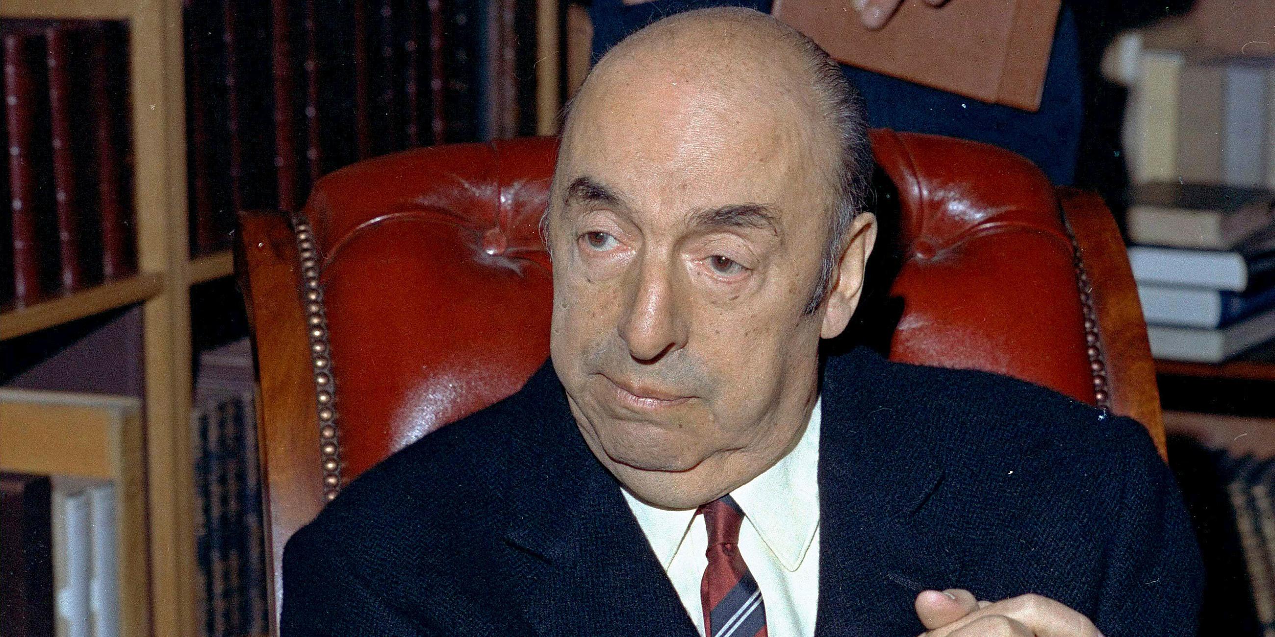 Pablo Neruda, aufgenommen am 21.10.1971in Paris (Frankreich)