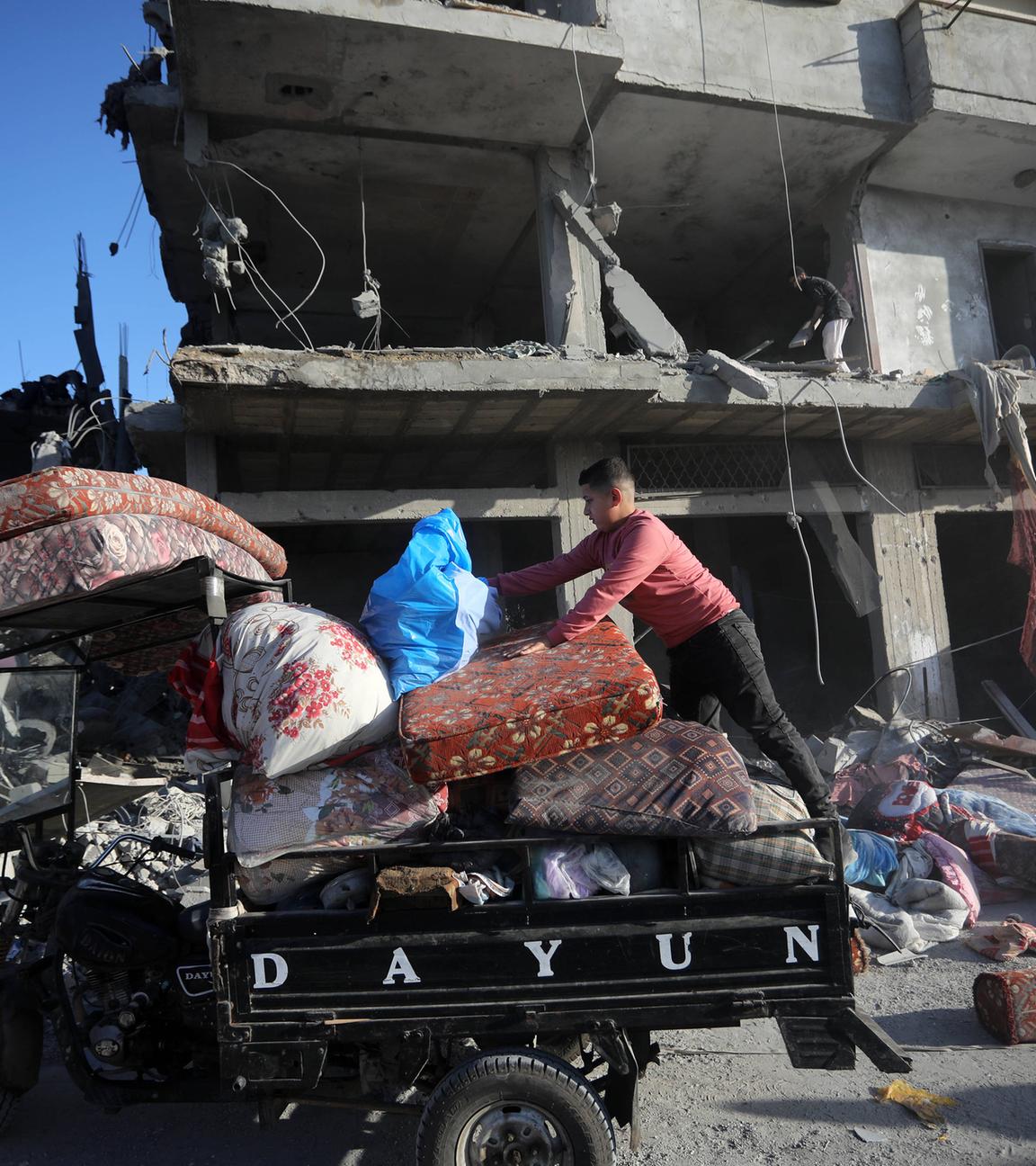 Palästinenser verlassen Rafah