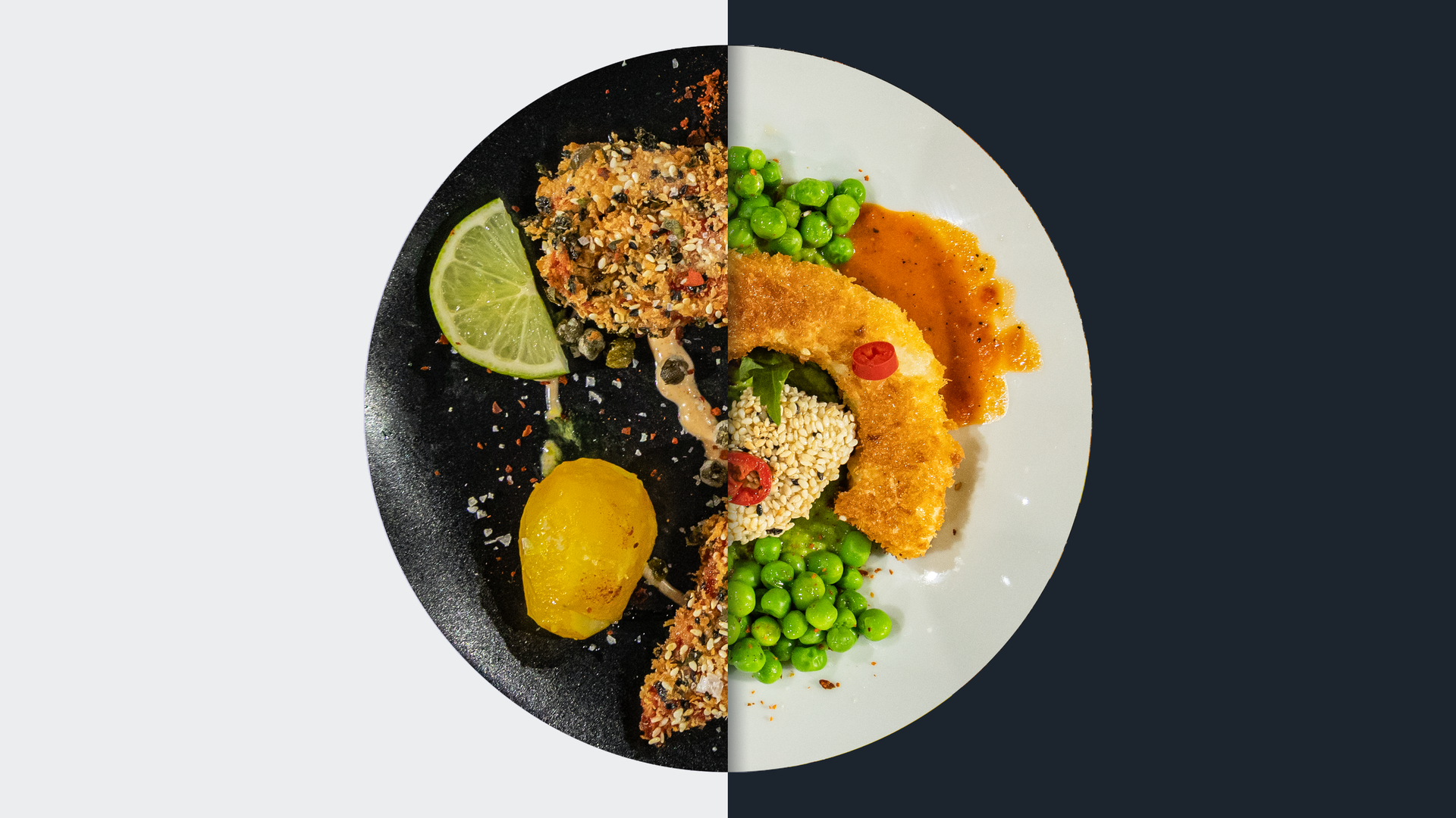 Panierte Spitzpaprika vs. Selleriesticks