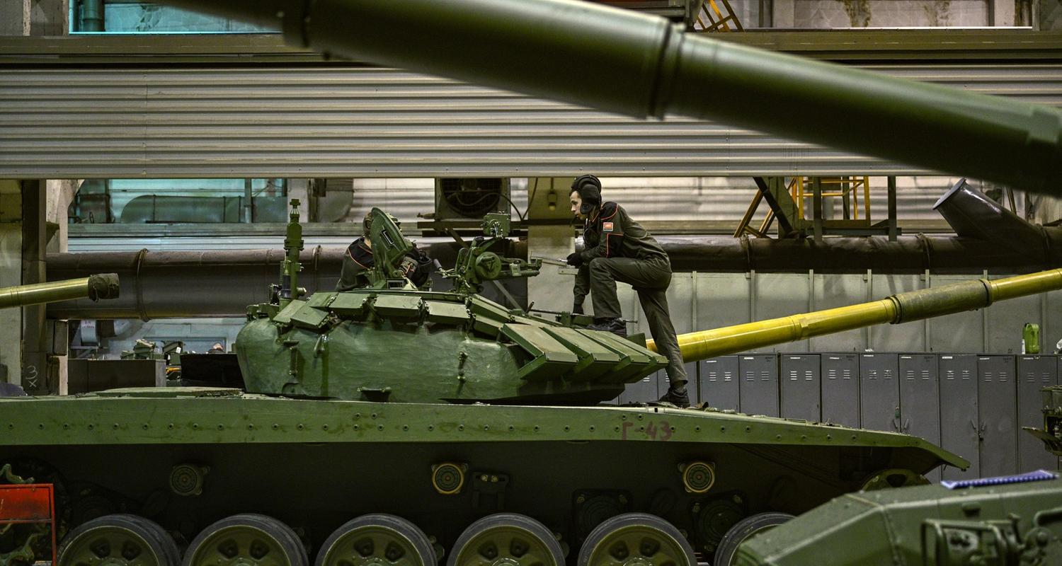 Panzer werden im Uralwaggonwerk gebaut
