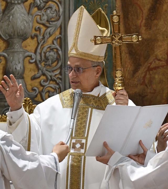 Pope Leo XIV celebrates Holy Mass pro Ecclesia with Cardinals in the Sistine Chapel at the Vatican.