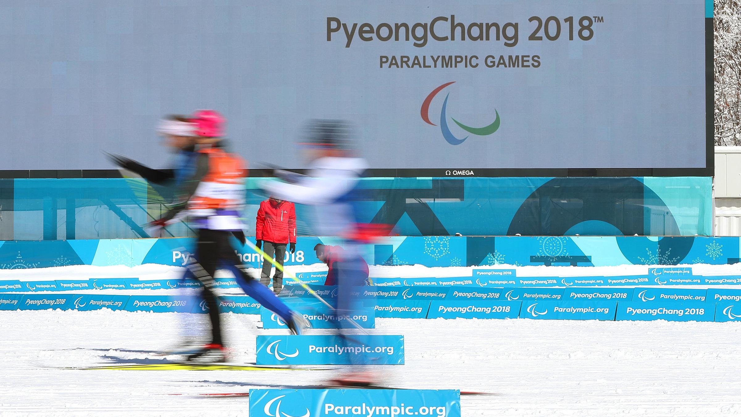Paralympics Pyeongchang 2018: Training - Biathlon