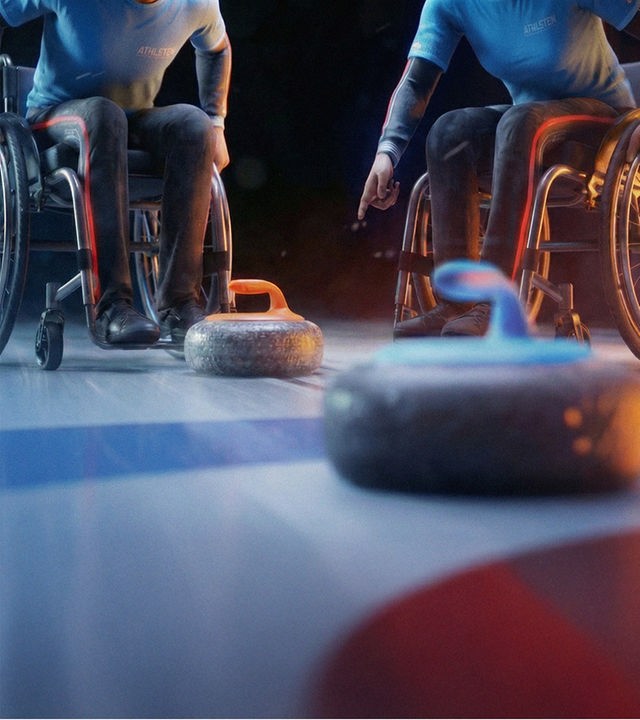 sportstudio live: Para Curling Rollstuhl