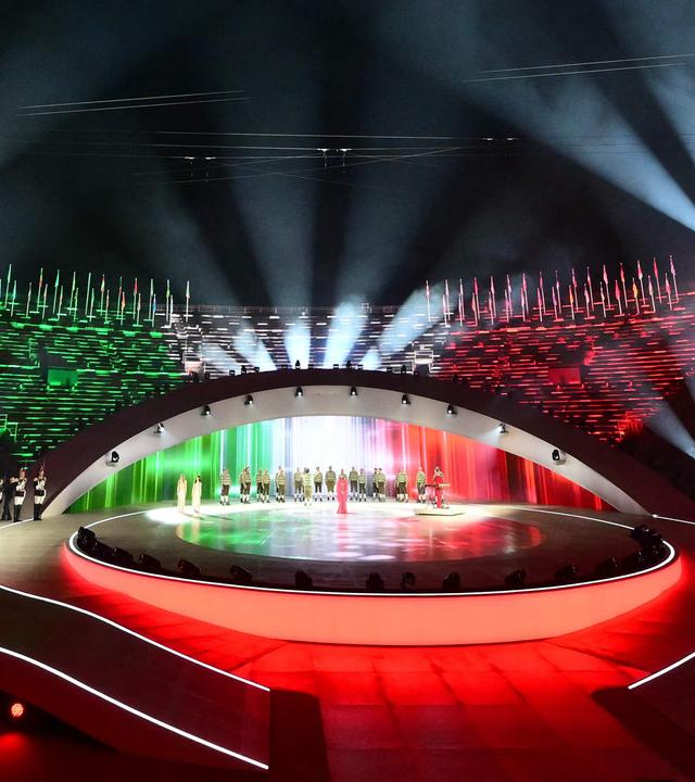 Die Paralympics Eröffnungsfeier im Amphitheater in Verona samt Lichtshow