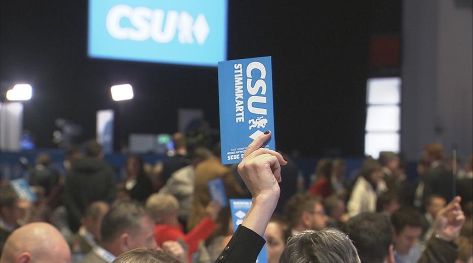 Parteitag CSU Abstimmung