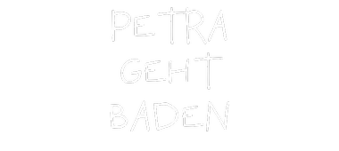Petra geht baden