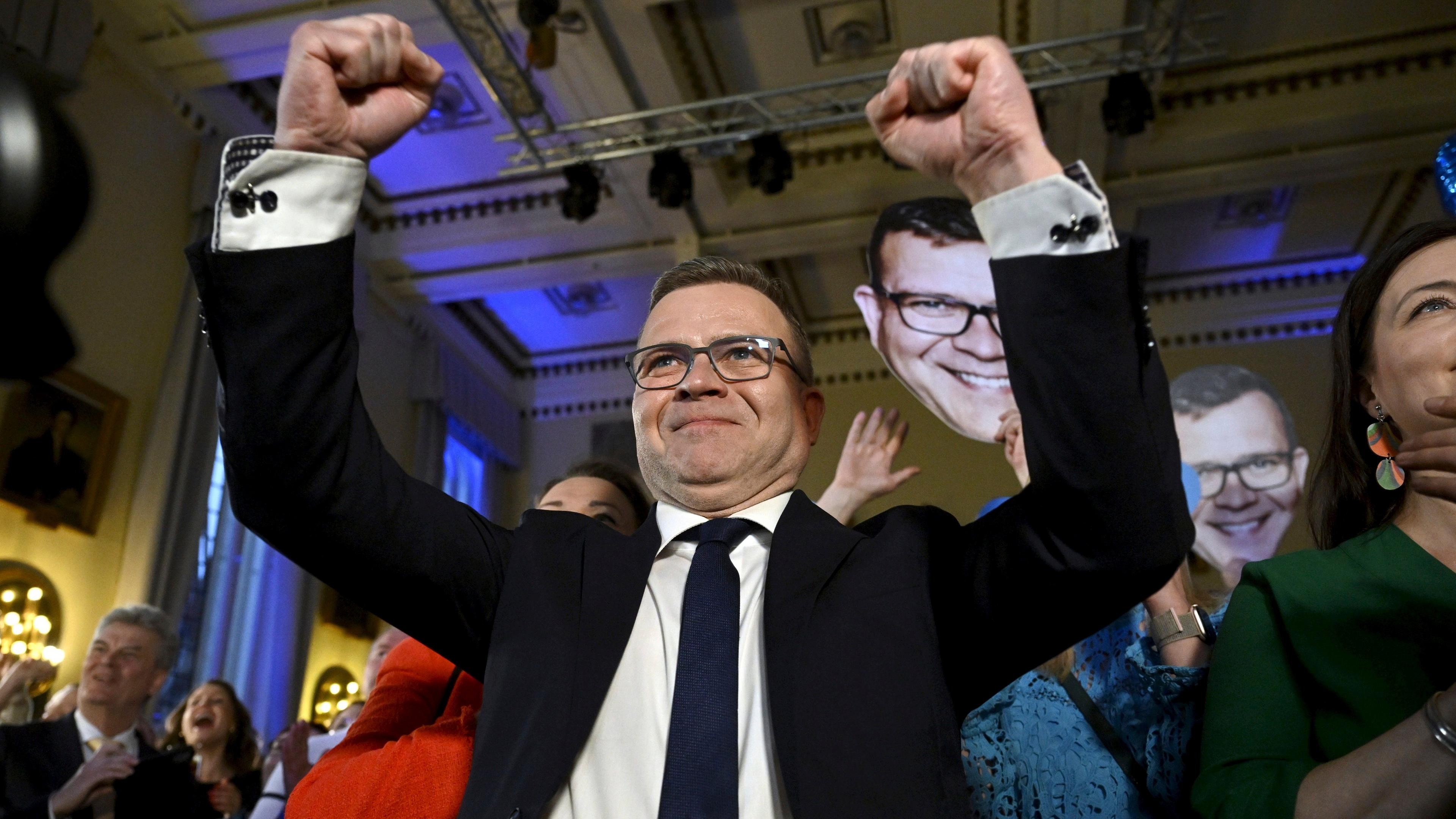 Petteri Orpo, Vorsitzender der konservativen Nationalen Sammlungspartei
