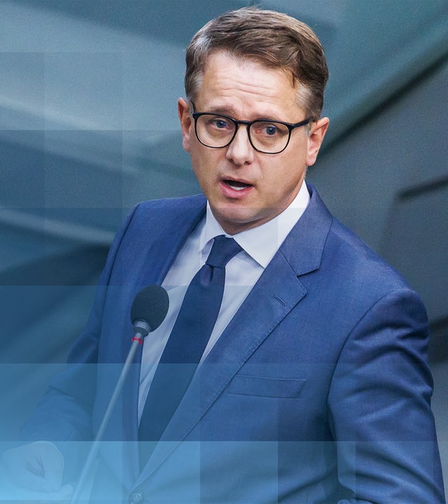 Gesundheitsminister Carsten Linnemann (CDU) spricht vor dem Bundestag