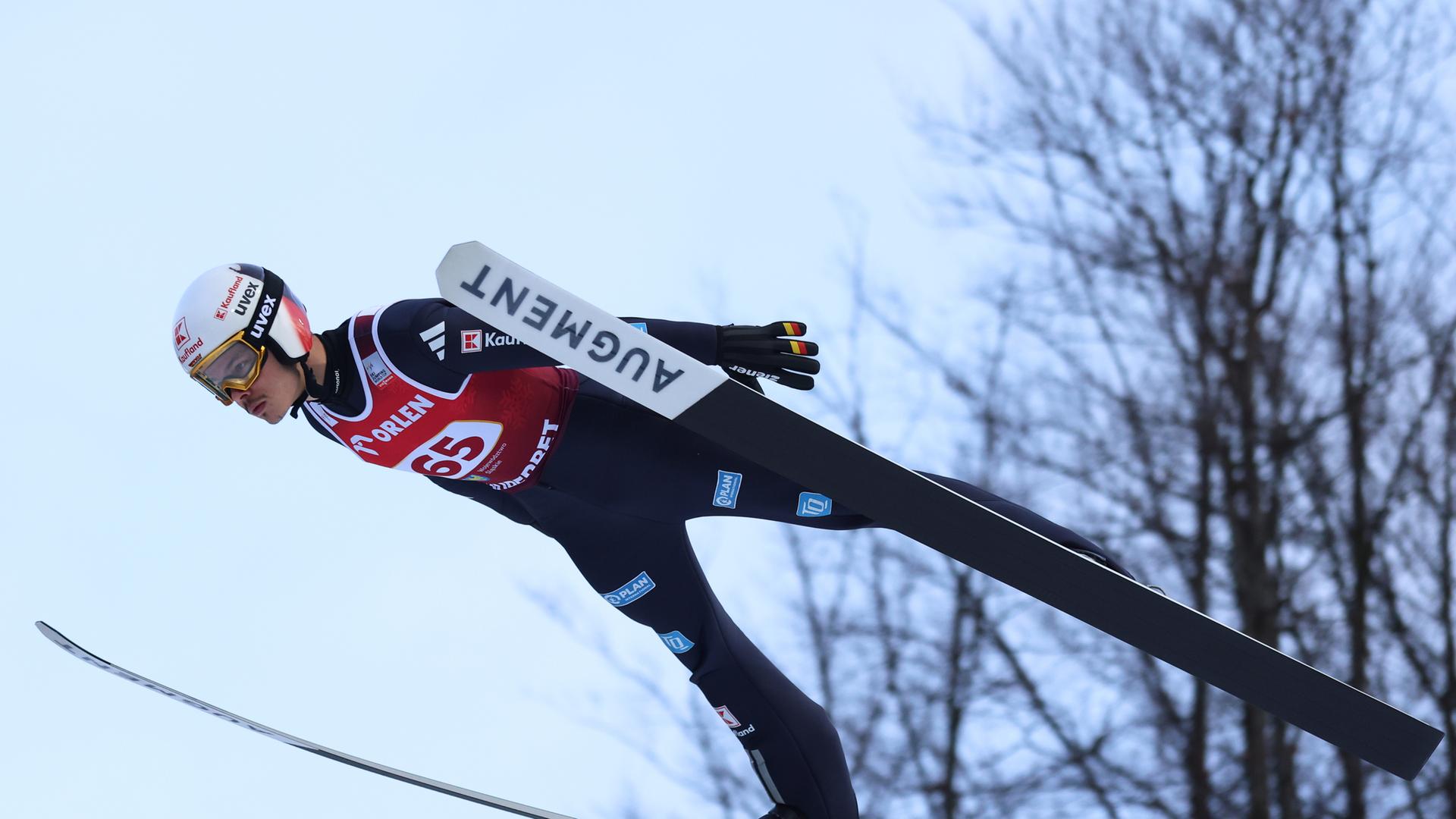 Philipp Raimund (Deutschland) ist in Aktion. 