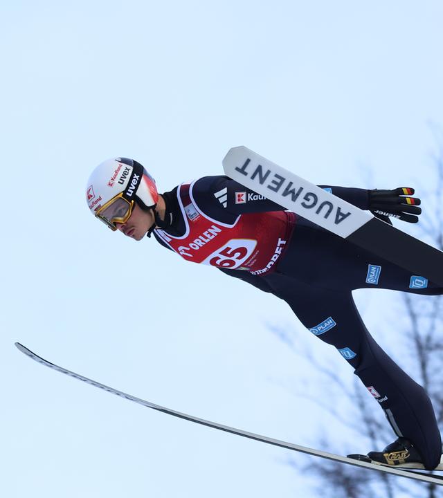 Philipp Raimund (Deutschland) ist in Aktion. 