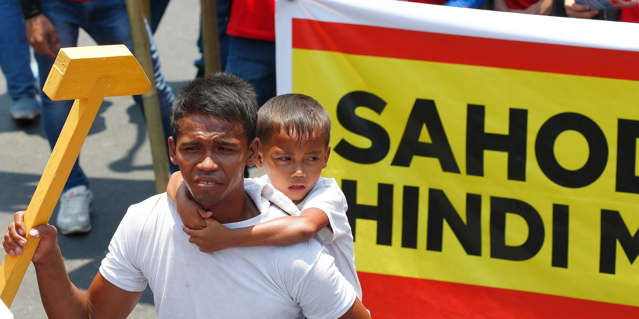 1. Mai-Demos: Philippinen