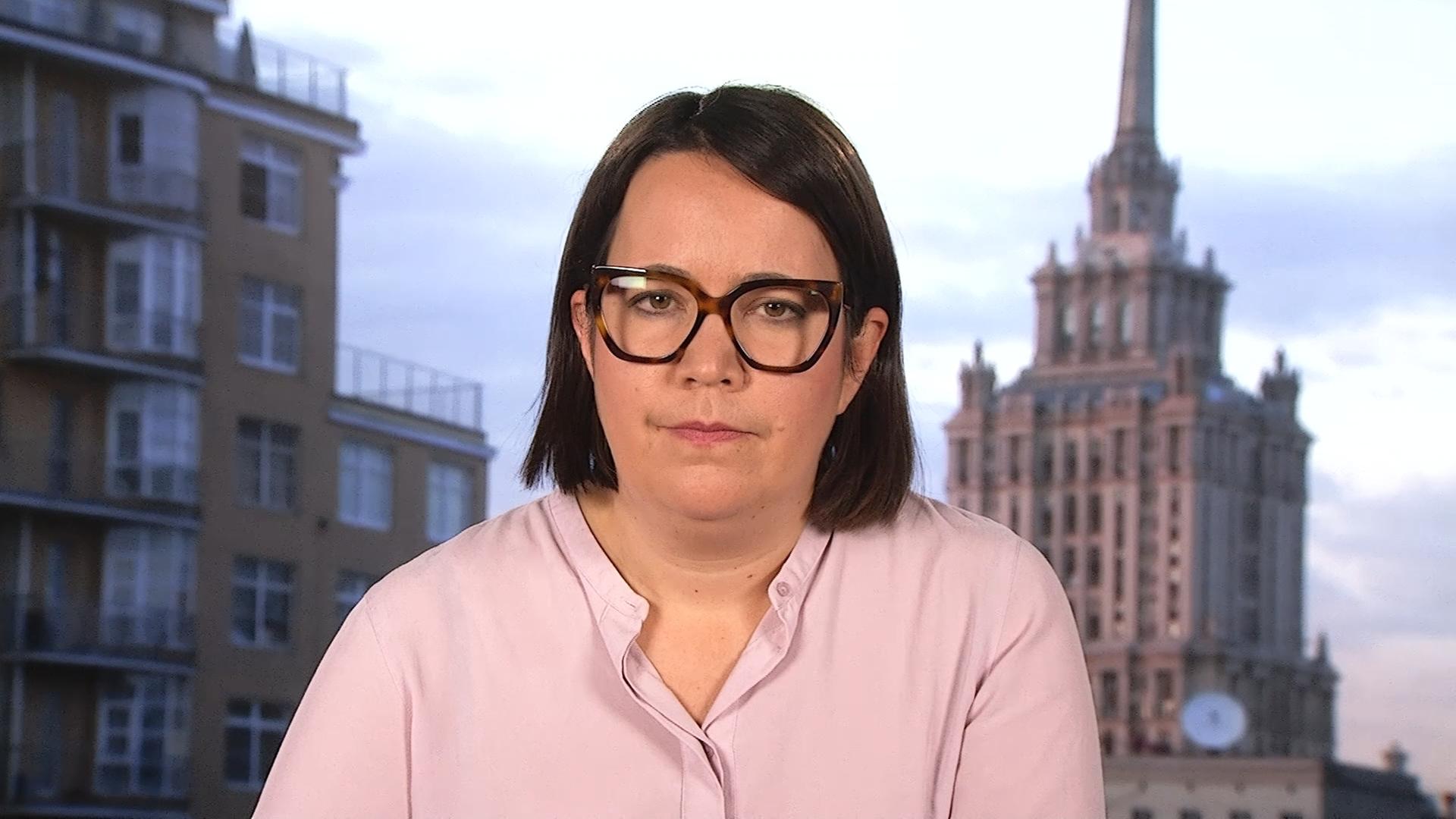 ZDF-Korrespondentin Phoebe Gaa berichtet aus Moskau