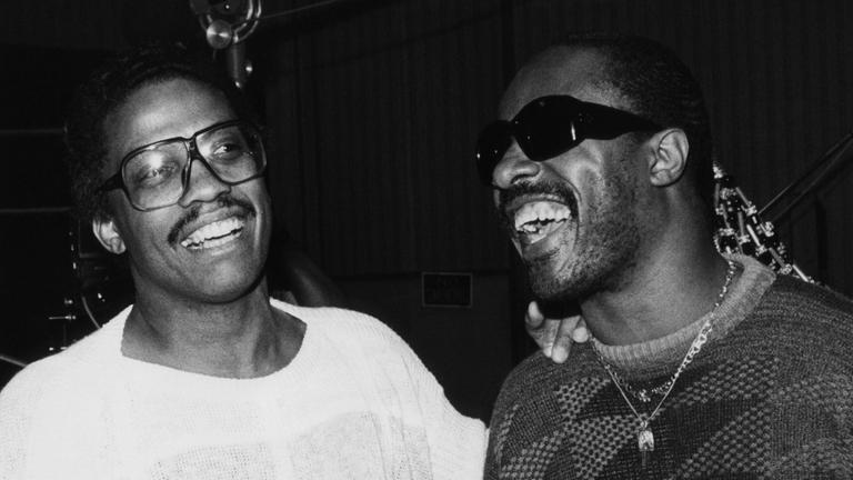 Herbie ‍Hancock and Stevie Wonder in ⁢the 1980s