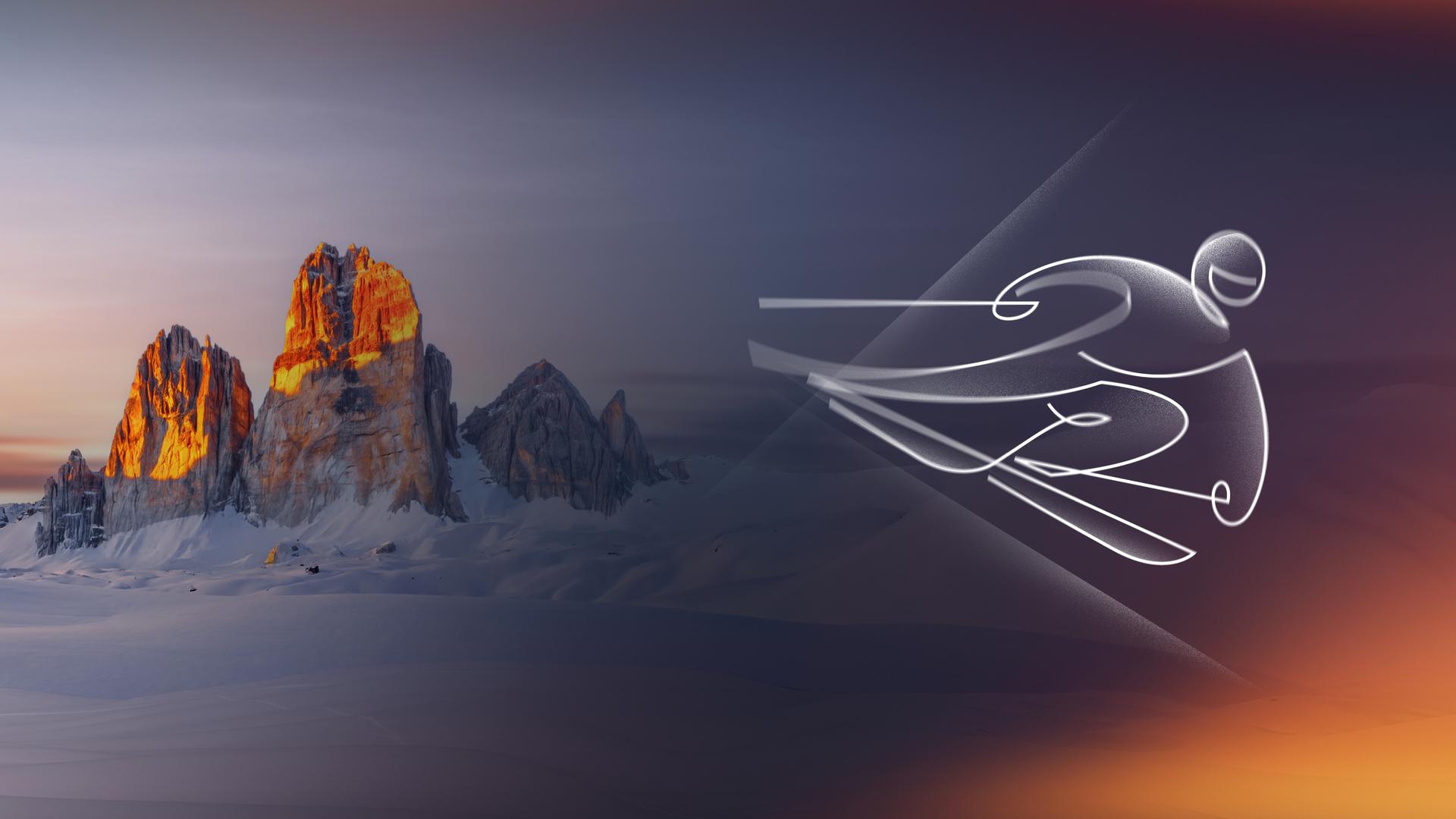 Piktogramm: Ski alpin