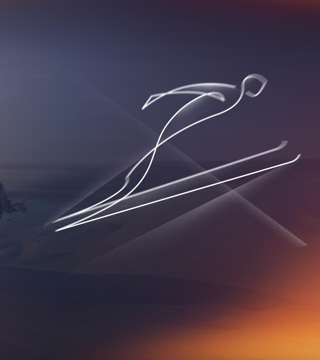 Piktogramm: Skispringen