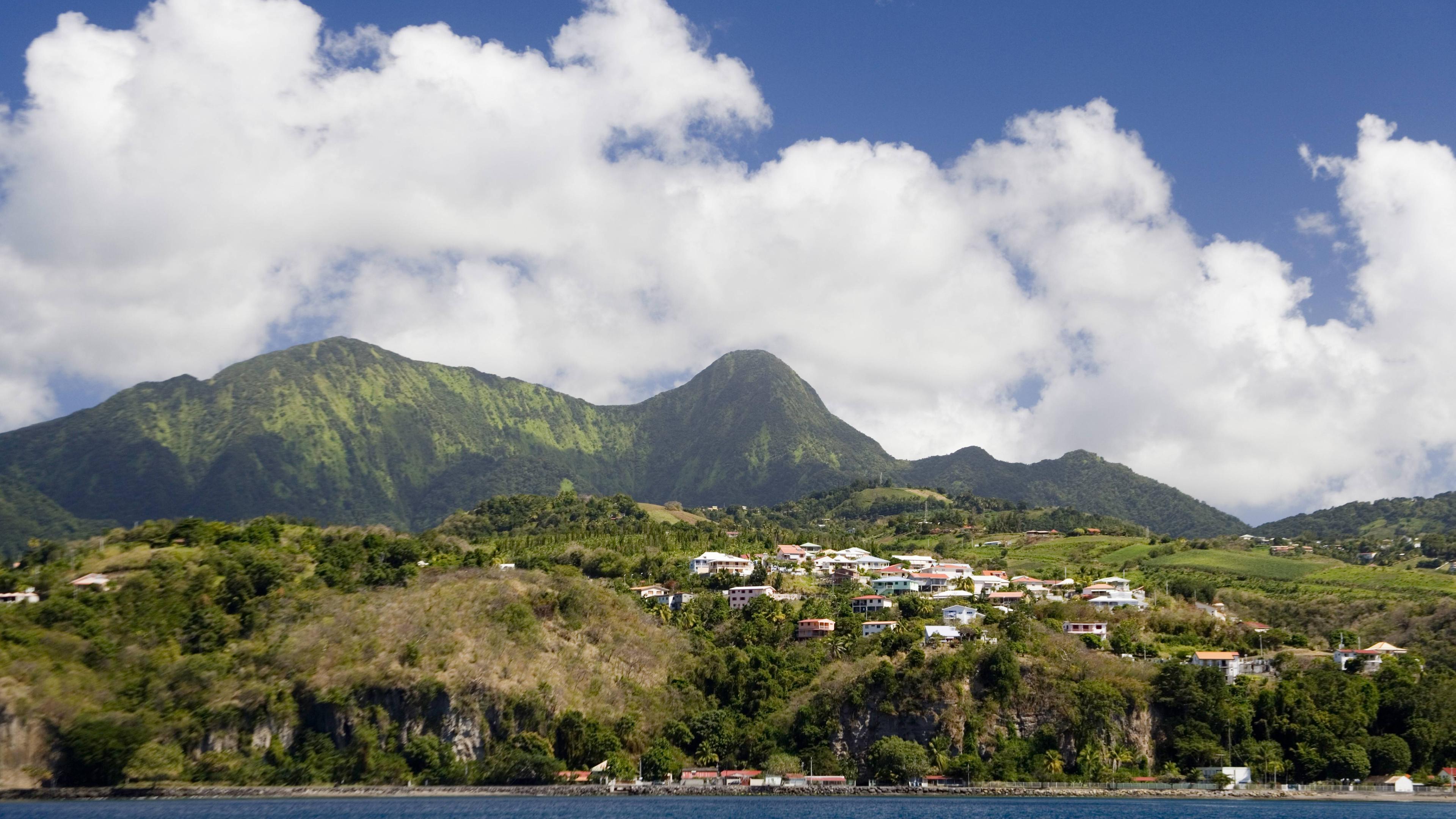 Gebirgszug Pitons du Carbet auf Martinique