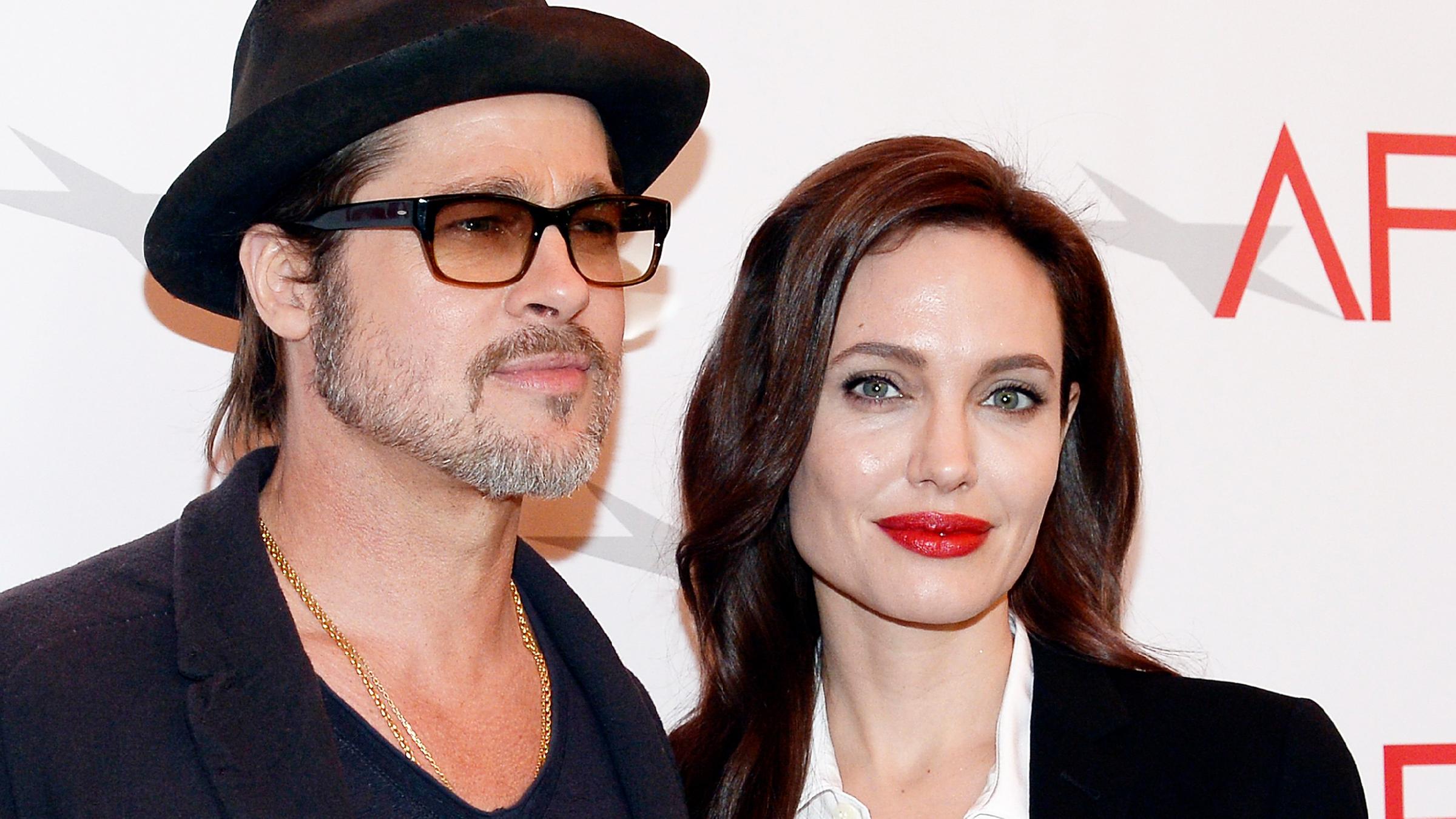 Die Schauspieler und Ex-Ehepaar Brad Pitt und Angelina Jolue 