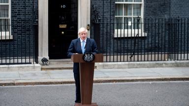 Pressekonferenz von Boris Johnson vor der 10 Downing Street