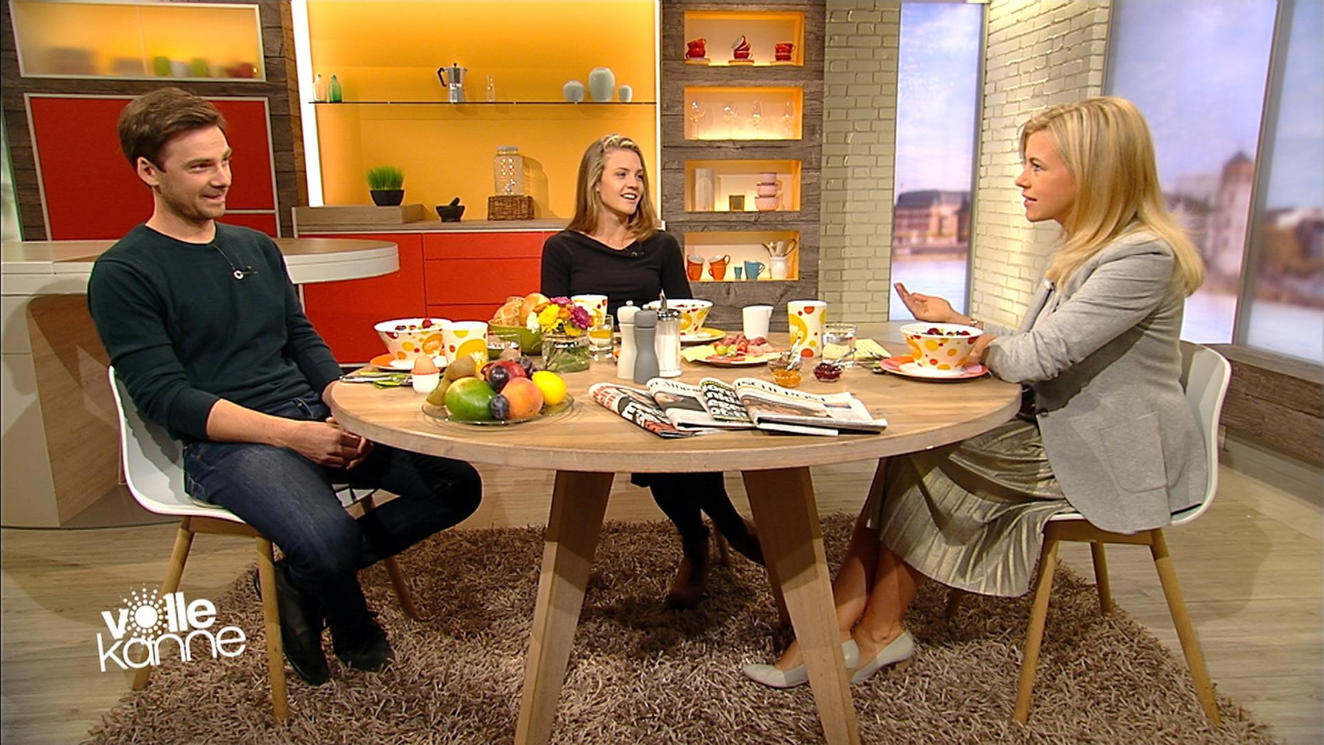 Schauspieler Stefan Pohl und Miriam Fussenegger zu Gast bei Nadine Krüger