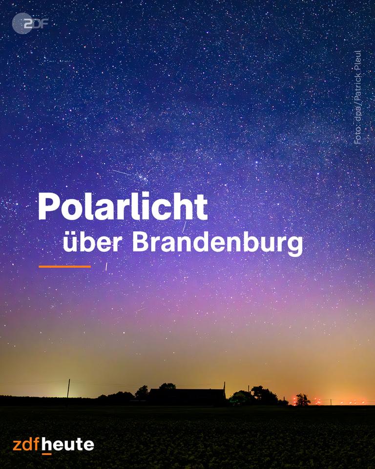 Polarlichter über Brandenburg