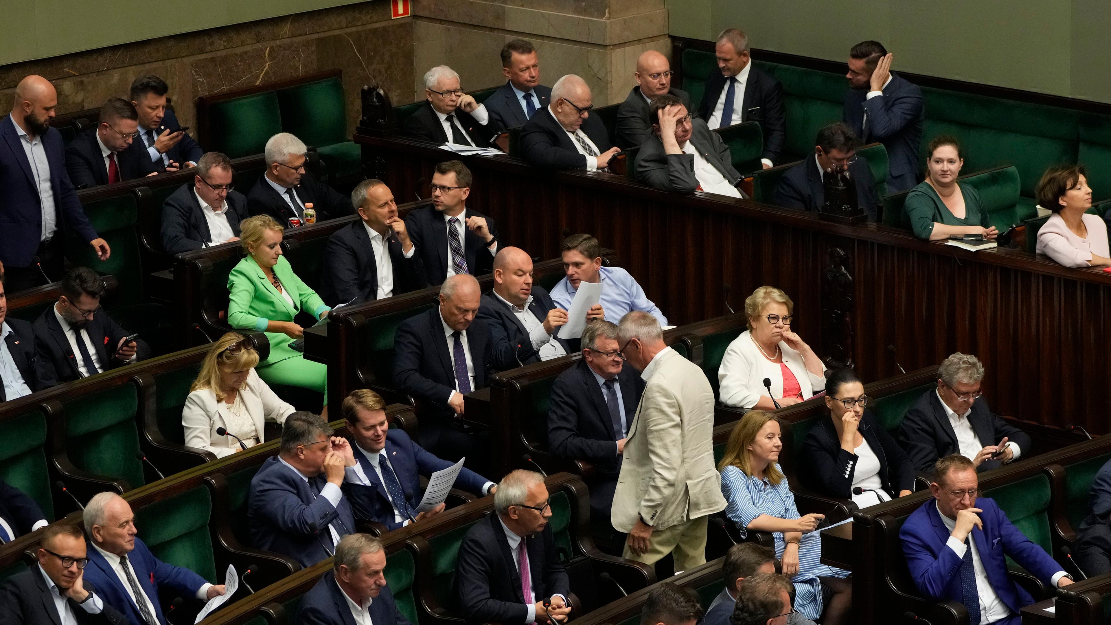 Abgeordnete im polnischen Parlament