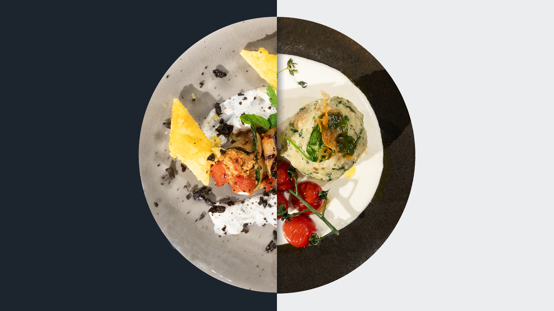 Polenta-Schnitten vs. Spinatknödel