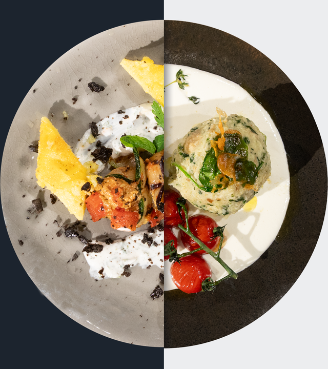 Polenta-Schnitten vs. Spinatknödel
