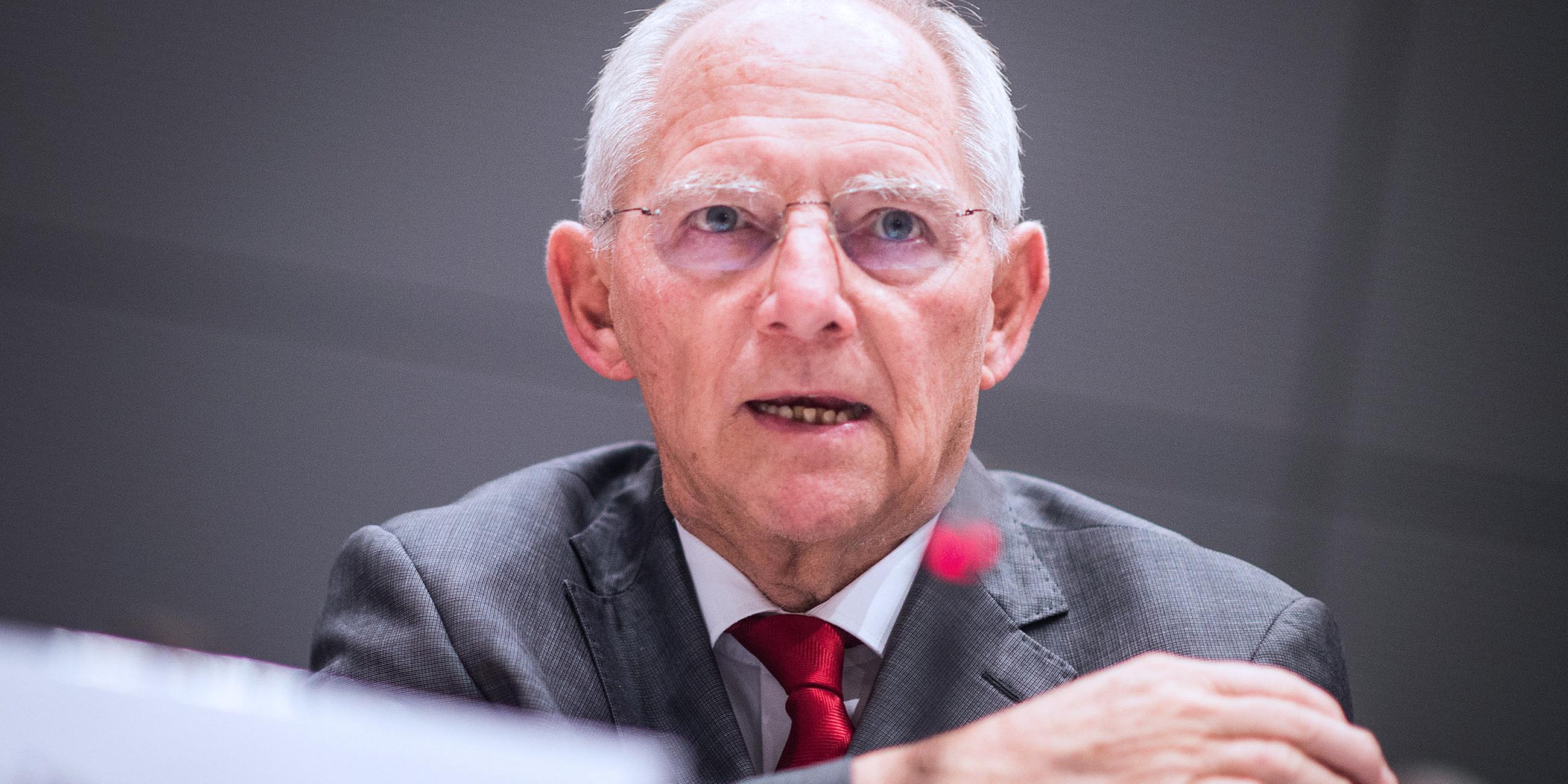 Archiv: Wolfgang Schäuble (CDU)