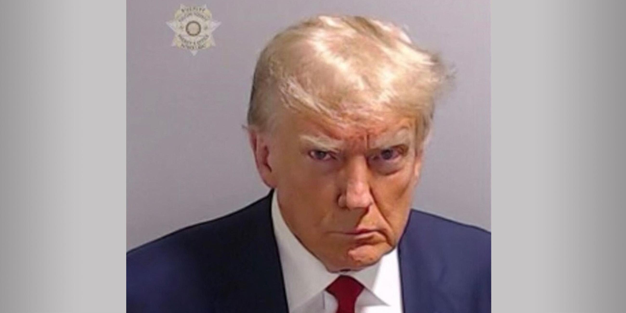 Polizeifoto Donald Trump