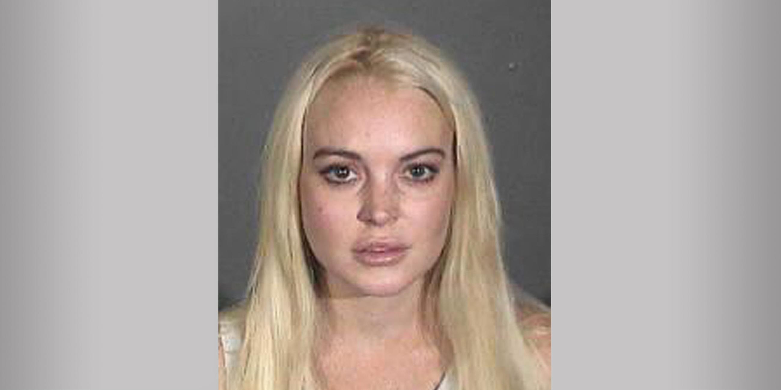 Polizeifoto Lindsay Lohan